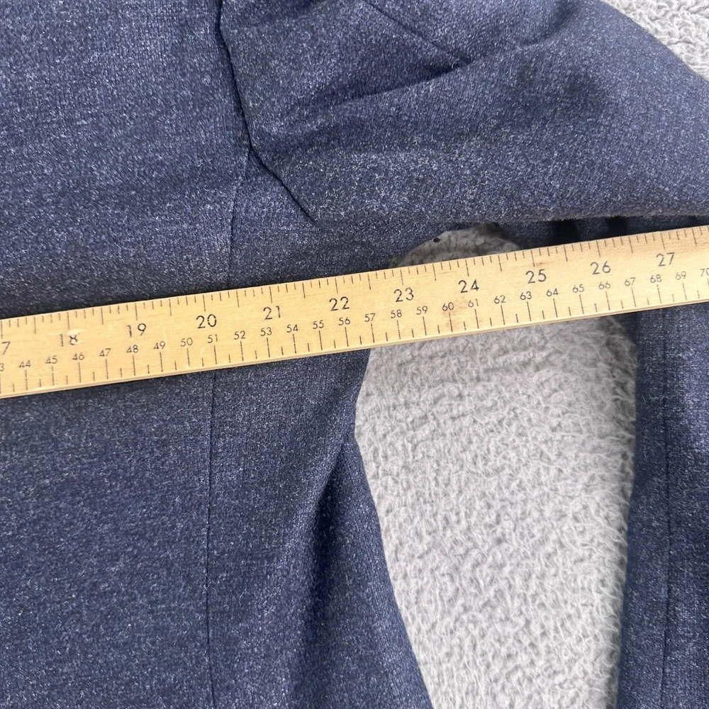 Eddy Monetti 52R Navy Heather Wool Camel Hair Silk Sport Coat‎ Blazer Italy